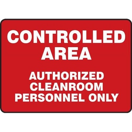 CLEAN ROOM SIGNS SAFETY SIGN MCLR510XV